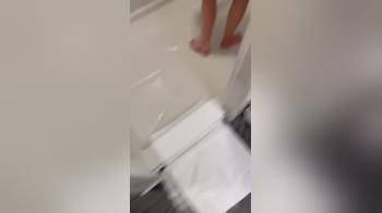 video of Caught shaving in the shower