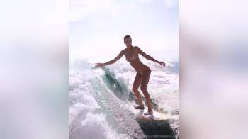 video of wake surfing nude babe