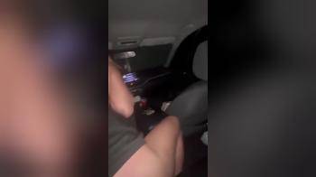 video of couple having a quickie in the backseat of the car