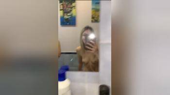 video of Girlfriends filming themselves nude at the mirror