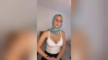 video of Sexy hijab busty tease