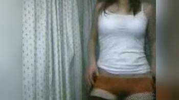 video of Hot Chick (missffi2) stripping on webcam