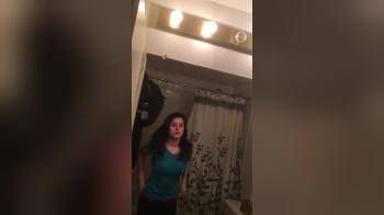 video of Fun girl filming herself