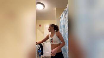 video of College Girl Dildo Shower