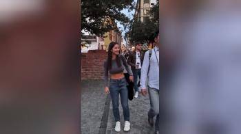 video of chick flashing in oldtown