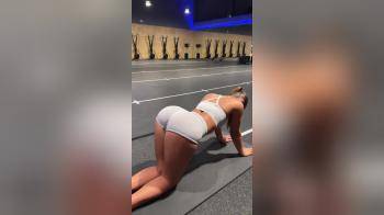 video of stretching after the gym