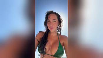 video of big tits green bikini