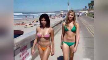 video of on the Mission Beach Boardwalk