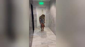 video of tight dress riding up