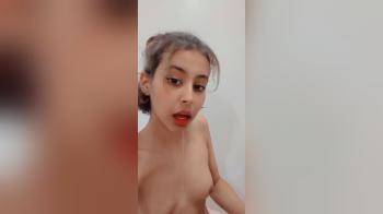 video of Slutty Girl Masturbate in bathroom