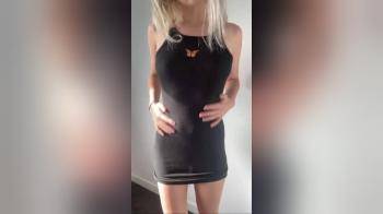 video of nothing under that dress