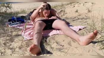 video of mouthfucked at the public beach