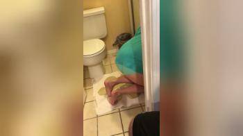 video of Wife cleaning in her panties