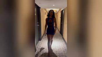 video of going to her hotel room