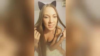 video of nice girl teasing on webcam