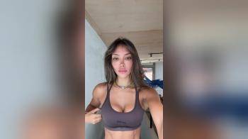video of push up sports bra