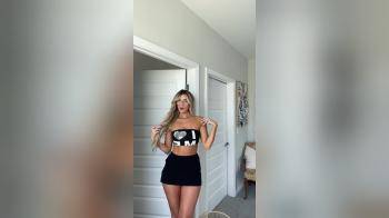 video of short skirt nice smile