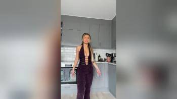 video of euro blonde in bodysuit