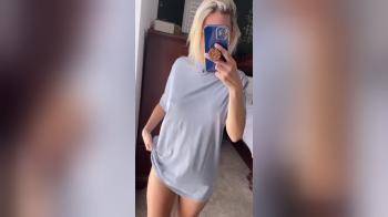 video of Cute teen blondi undress