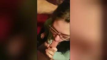 video of Young glassed wife