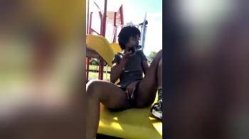 video of black babe masturbates on the playground