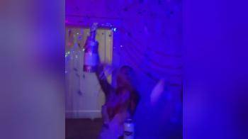 video of celebrating in UV light