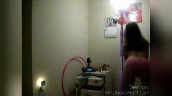 video of Babe stripping in her room