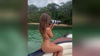 video of thong photographing another thong