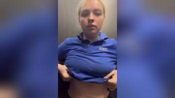 video of Natalie exposing herself at work