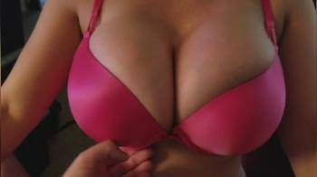 video of Massive MILF Tits Can't Be Contained By Her Bra