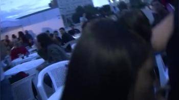 video of Table Service Blowjob at Public Rooftop Bar
