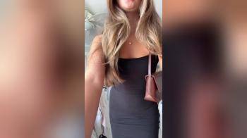 video of Sexy girl in little black dress