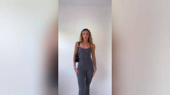 video of one tight body suit