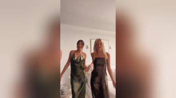 video of two night out girls