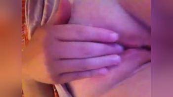 video of Rubbing pussy close up