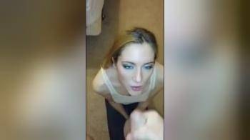video of skinny girl choking on cum