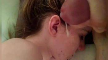 video of jerking on her face while she sleeps