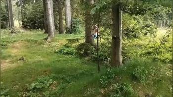 video of I Meet a Girl in the Woods who Masturbates, she Sucks me off and I Cum on my Tits