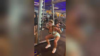 video of Sexy Girl On A Gym