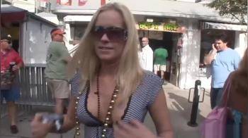 video of fantasy fest milf loves flashing