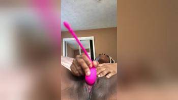 video of pink toy make her cum