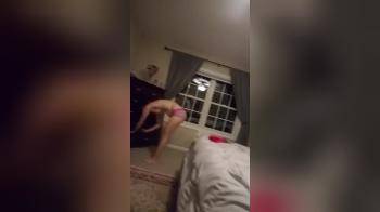 video of Girl changing clothes