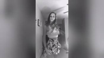 video of Fun girl stripping on cam