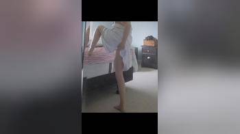 video of Hotwifey Solo Dancing In Silence