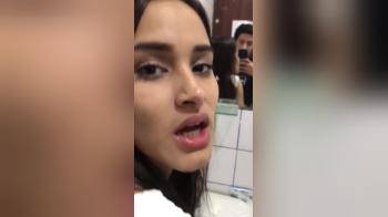 video of fucking his gf in the bathroom