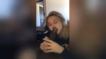 video of blonde sucking a huge bbc