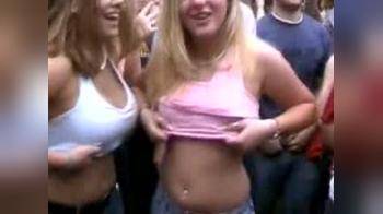 video of festival girls show boobs