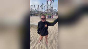 video of whats under her sweatshirt