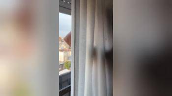 video of showing the goods to the neighbours