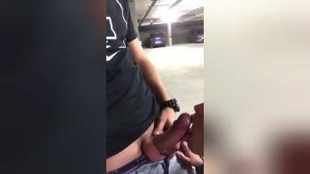 video of sucking cock in a parking lot